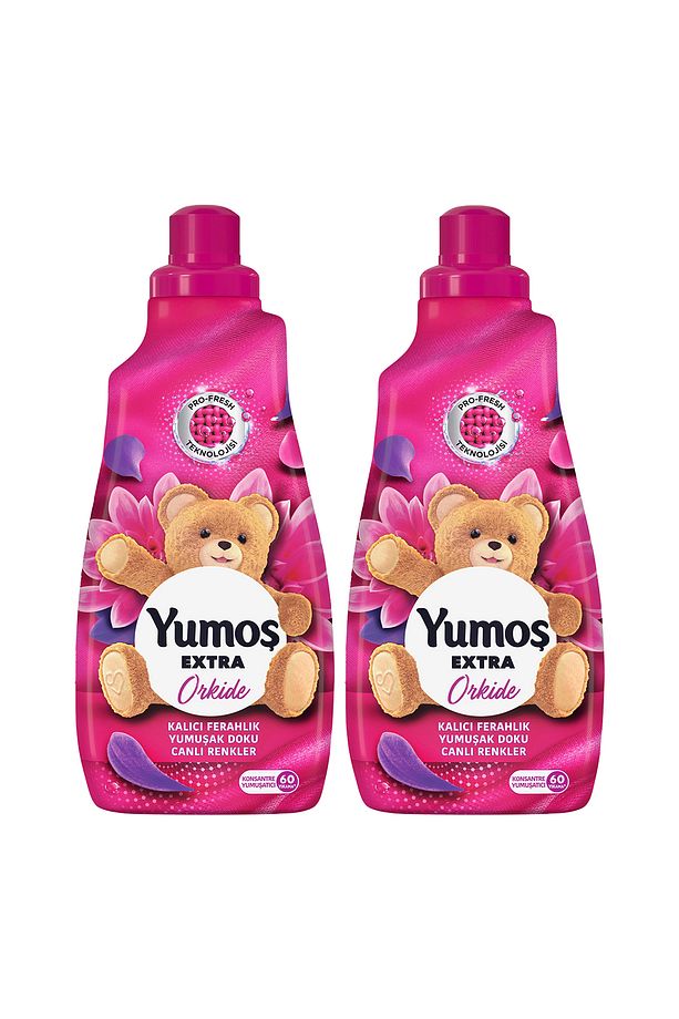 Extra Konsantre Çamaşır Yumuşatıcısı Orkide 1440 ml 60 Yıkama 2 Adet - 2