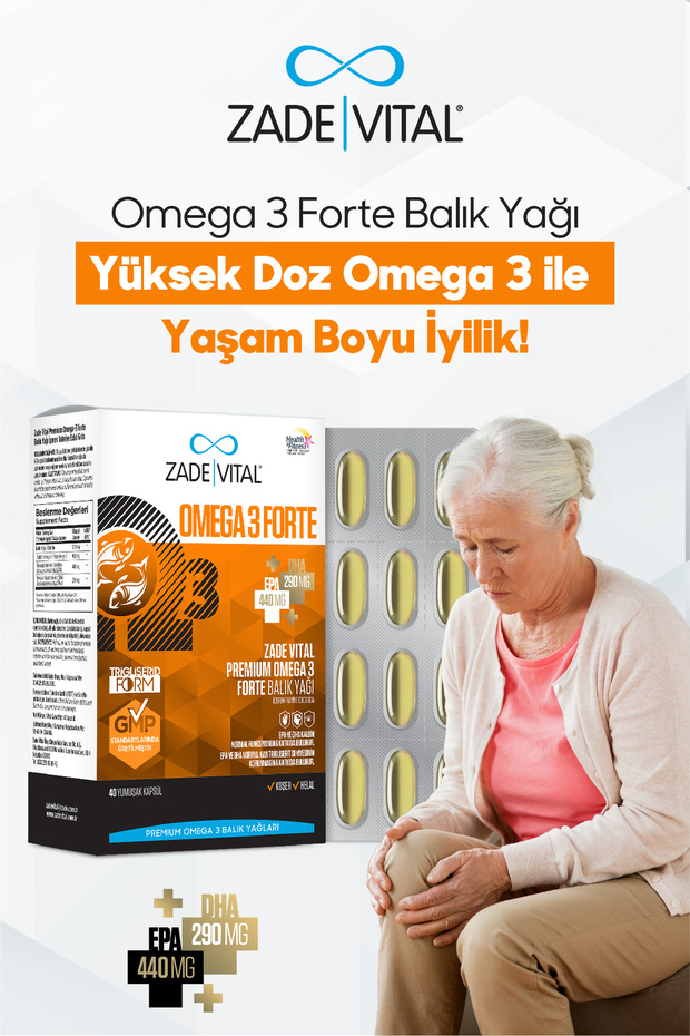 Vital Omega 3 Forte Fish Oil 40 Soft Capsules