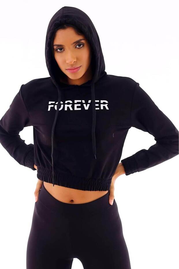 Basic Hooded Sweatshirt - 3