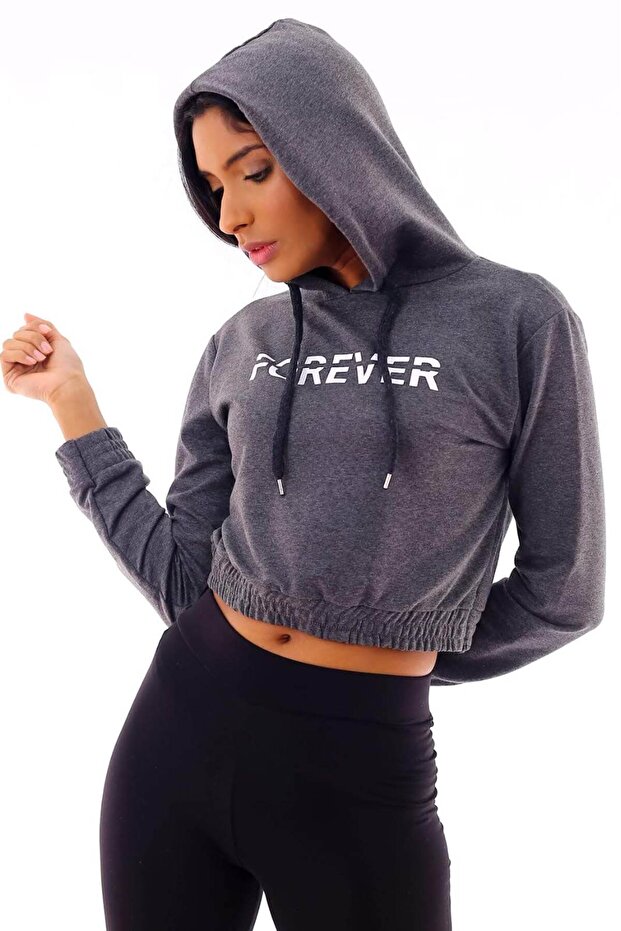 Basic Hooded Sweatshirt - 1