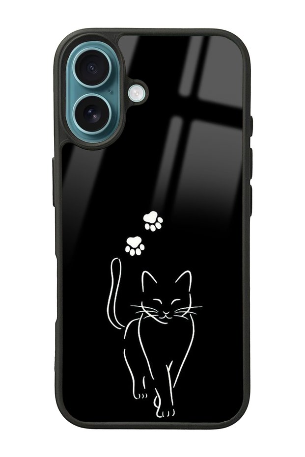 iPhone 16 Glossy Phone Case with Paticik Design