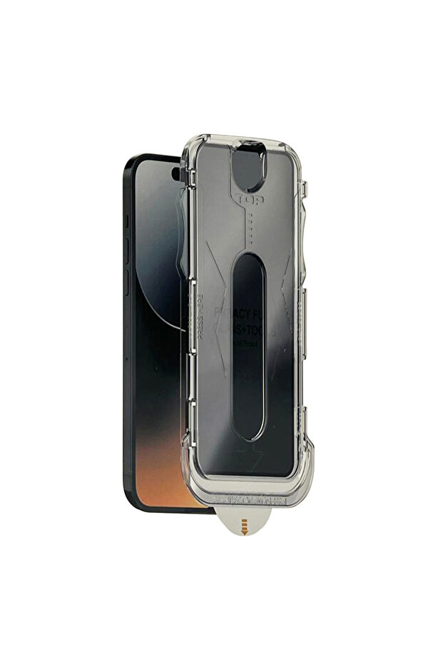 واقي زجاجي كامل متوافق مع هاتف Apple iPhone 14 Pro - 2