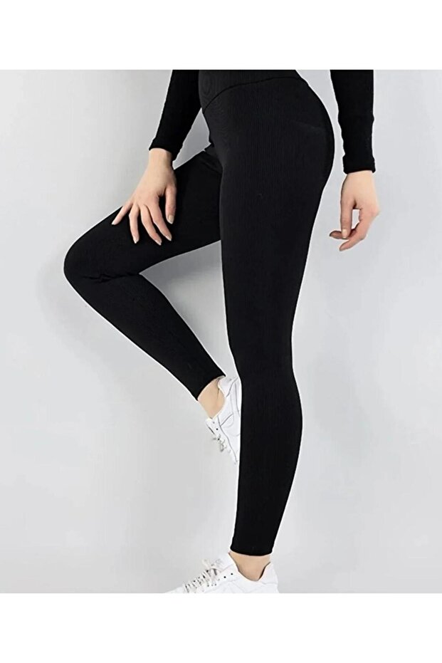 Ribbed High Waist Recovery Leggings