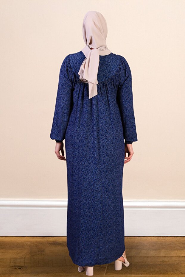 فستان صيفي طويل - نمط متموج - 8