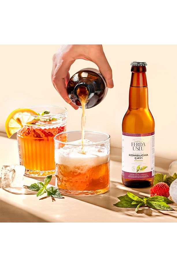 Probiyotik Kombucha Çayı Glutensiz & Vegan 5x330 ml - 4