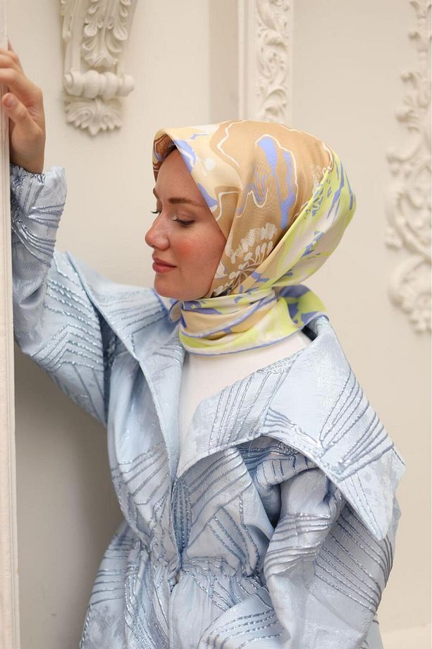 Twill Ipek Eşarp 11437-03 - 3