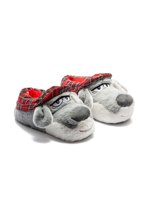 Cicci Men's Animal Slippers Gray 41/46