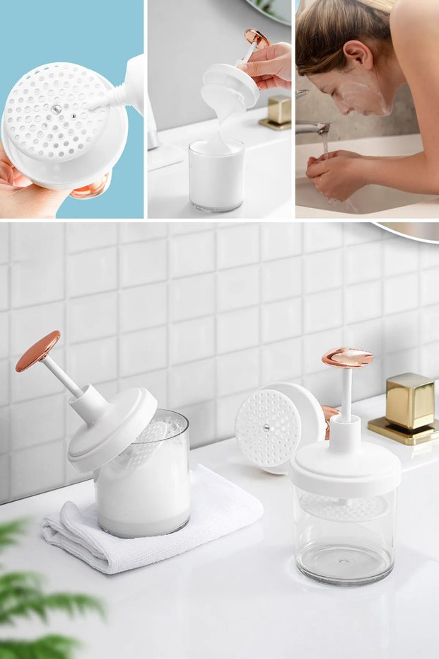 Facial Cleansing and Skin Care Cream Foam Machine - Foamer