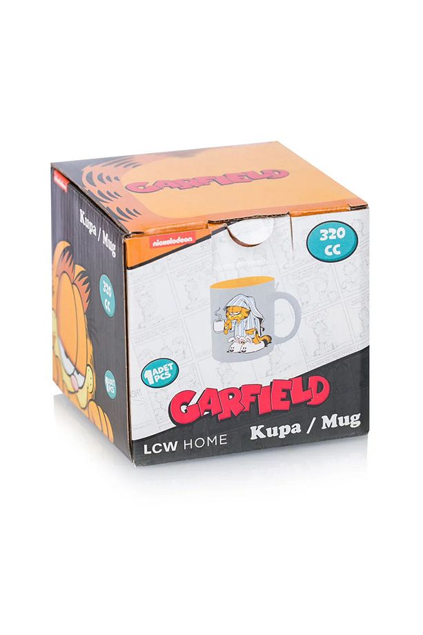 LCW Gri Garfield Baskılı Seramik Kupa 320 Ml - 4