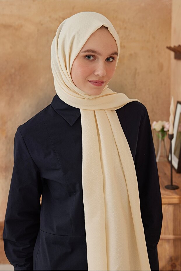 شال بنمط حلقة من سلسلة الجاكار الناعمة - 3