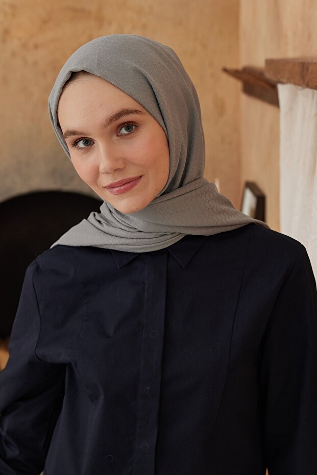 Soft Jakar Serisi Halka Desen Şal - 3