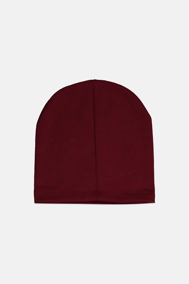 Women Solid Sweat Hat, Maroon - 2