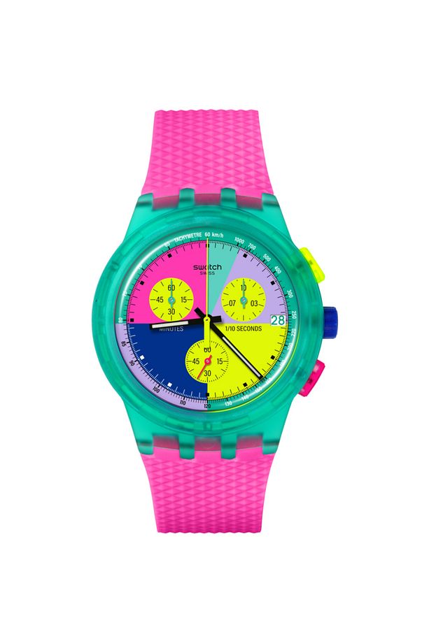 SUSG408 Swatch Neon Flash Arrow Erkek Kol Saati - 3