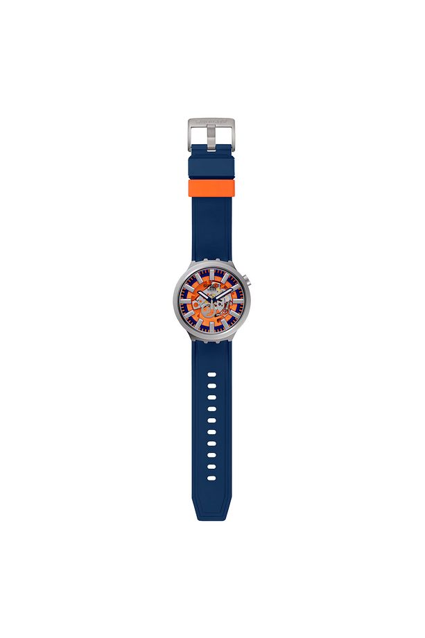 SB07S114 Swatch Orange In the Works Erkek Kol Saati - 3