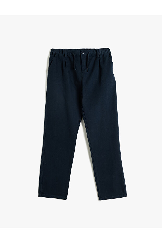 Boy's Canvas Pants 5Wkb40035Tw Navy Blue