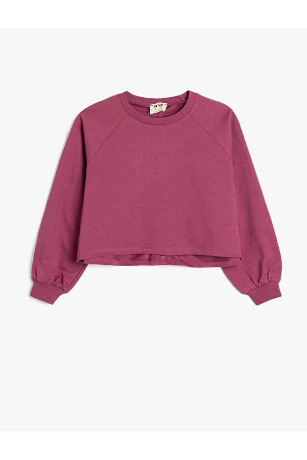 Basic Sweatshirt Long Sleeve Crew Neck