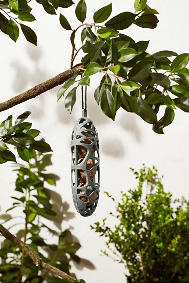 Bird Feeder, Grey - 1