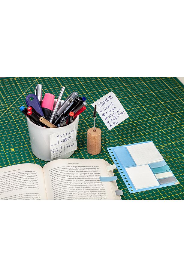 Mavi Yapışkan Not Seti • Post-it • Sticky Note - 4
