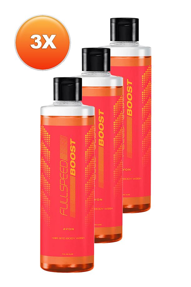 Full Speed Boost Erkekler için Saç ve Vücut Şampuanı 250 Ml. Üçlü Set - 2