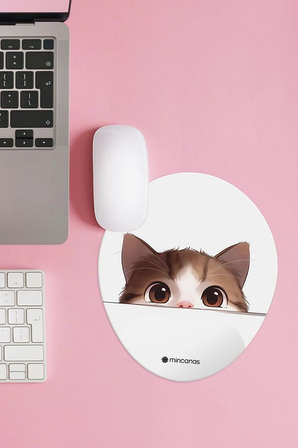 Renkli Bilek Destekli Oval Mouse Pad Mouse Altlığı - 3
