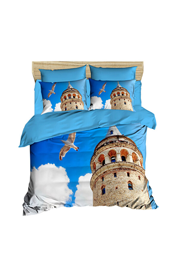 Maiden's Tower 3D Double Duvet Cover Set