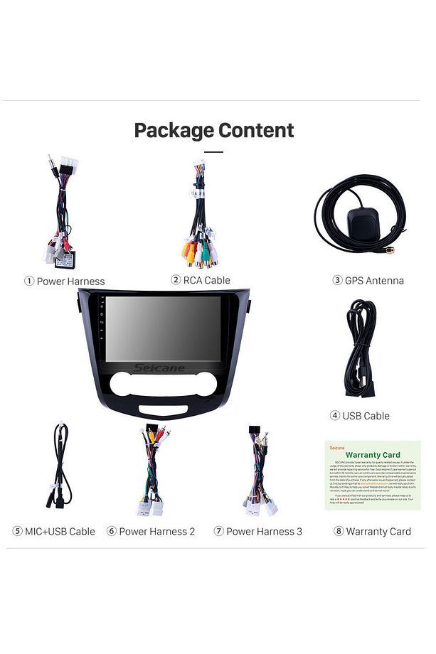 NISSAN QASHQAI MANUAL A/C 2014+ MULTİMEDYA NAVİGASYON USB KAMERA CARPLAYER 4 RAM  uyumlu - 3