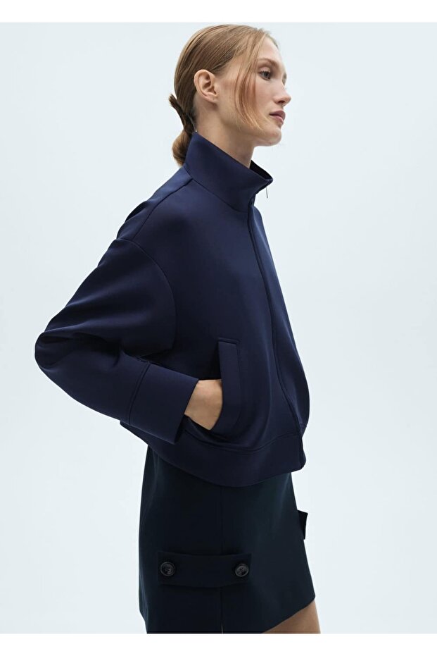 Short Bomber Jacket - 1