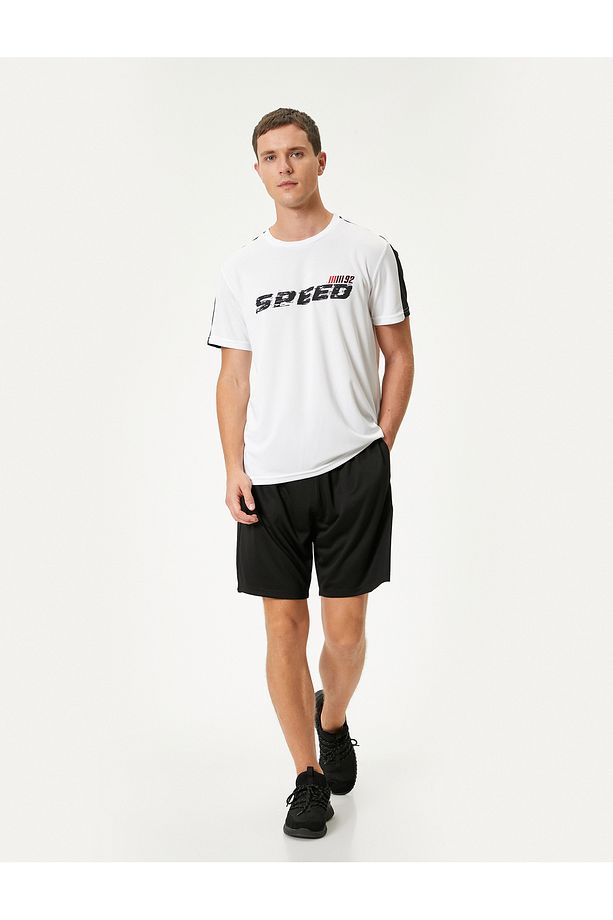 Cep Detaylı Beli Bağcıklı Spor Şort - 2
