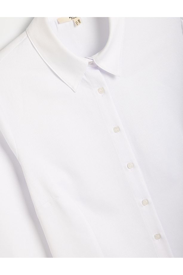 Uzun Kollu Regular Fit Klasik Poplin Gömlek - 3