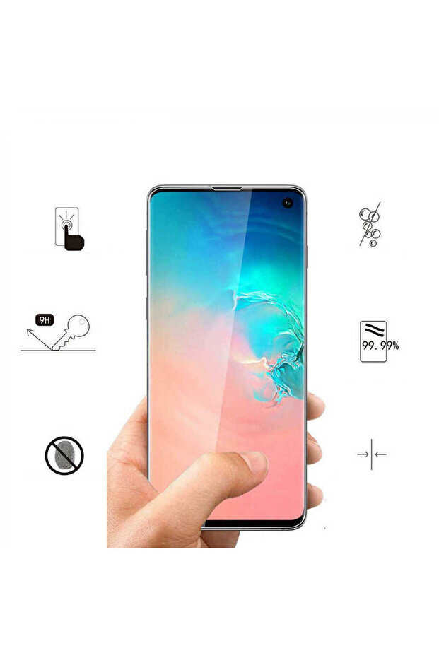 واقي شاشة سيراميك SAFA متوافق مع هاتف Galaxy S10 - 5