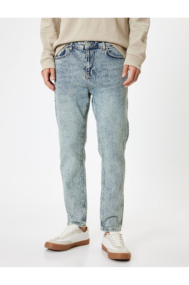 Tapered Fit Kot Pantolon - Joe Jean - 3