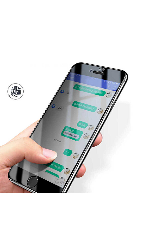 واقي شاشة Davin 5D للخصوصية CPPL متوافق مع iPhone 8 - 5