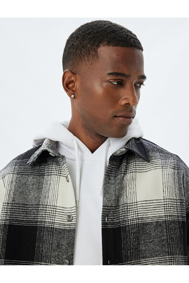 Lumberjack Shirt Long Sleeve Winter Cotton Blend