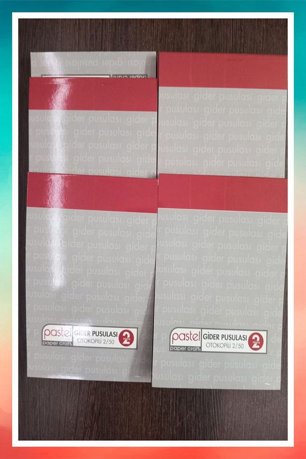 Gider Pusulası 2/50 (A5) Ölçüsü: 14x20 Cm, Otokopili 1 Asıl 1 Suret 2 Nüsha 1 Adet - 4
