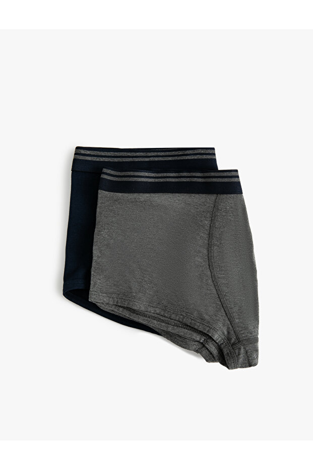 Basic Pamuk Karışımlı 2'li Boxer Seti - 6