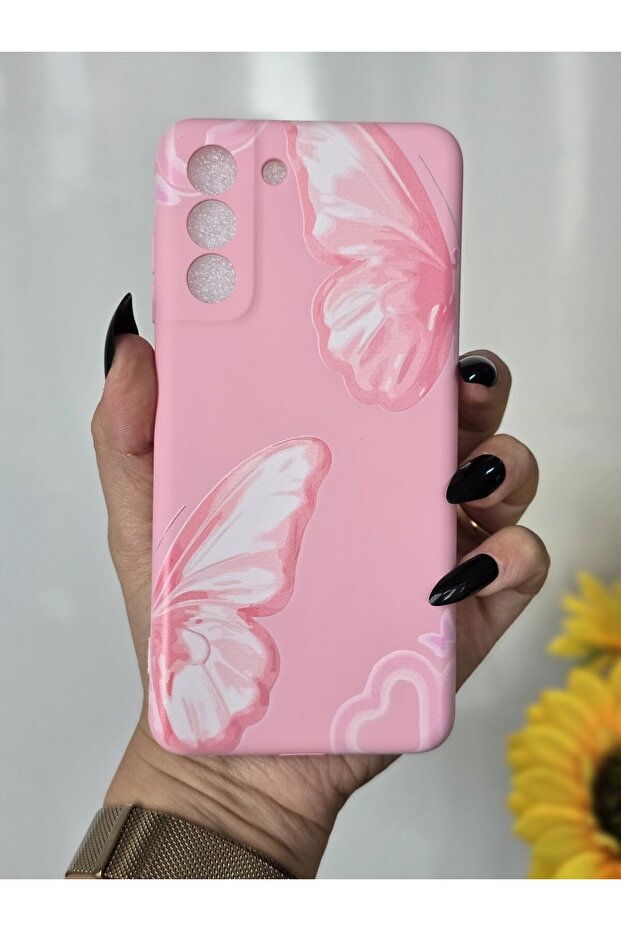 حافظة إطلاق مخملية داخلية متوافقة مع هاتف Samsung Galaxy S21 FE - 1