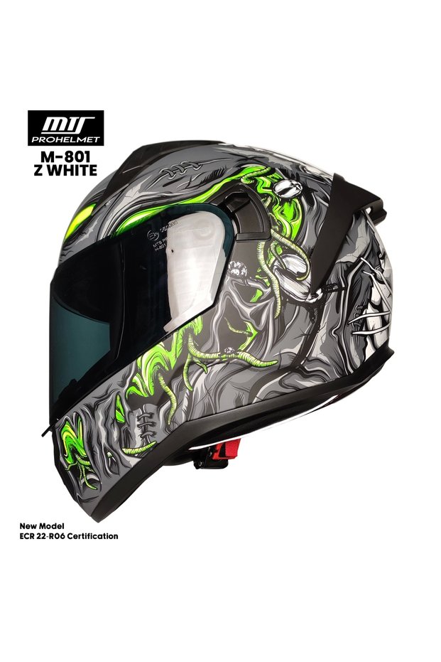 M-201-SNAKE ZOMBIES WHITE KASK