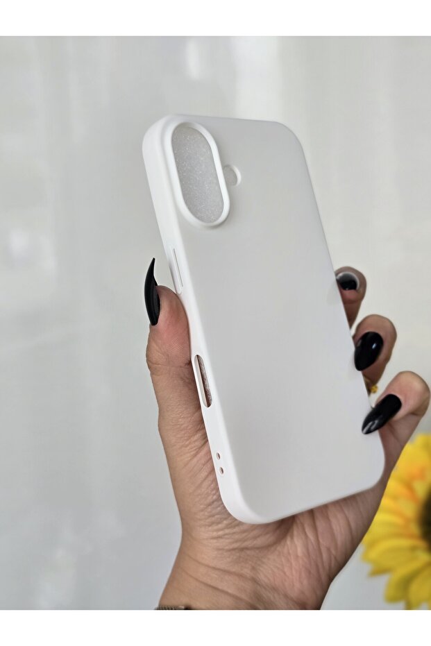 حافظة هاتف آي فون 16 متوافقة مع حافظة هاتف أبيض مخملي داخلي مخملي الإطلاق - 3