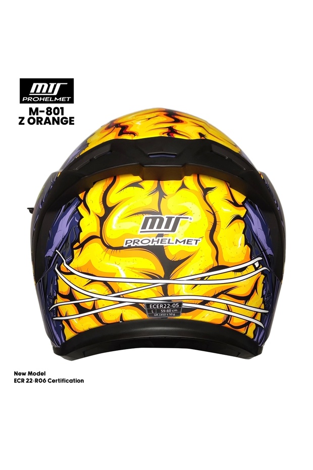 M-201-SNAKE ZOMBIES ORANGE KASK - 3