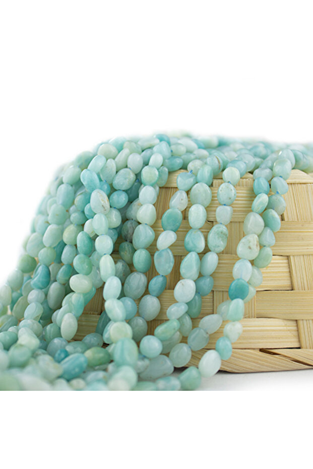 سلسلة أحجار الأمازونيت الطبيعية - 1