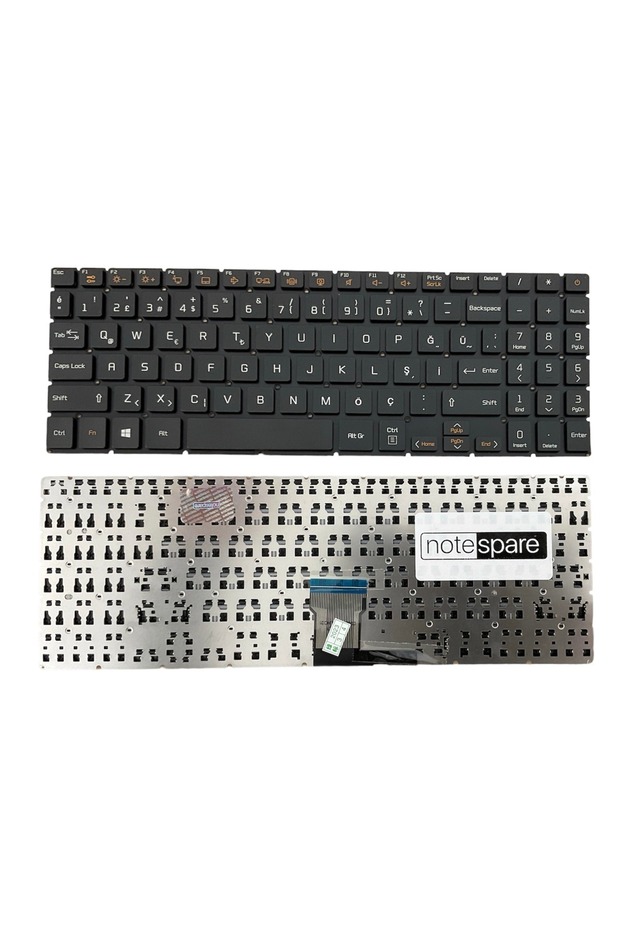 Casper ile Uyumlu Nirvana S500.1011-4C00E-S, S500.1011-4C00X-S Notebook Klavye Siyah TR - 1