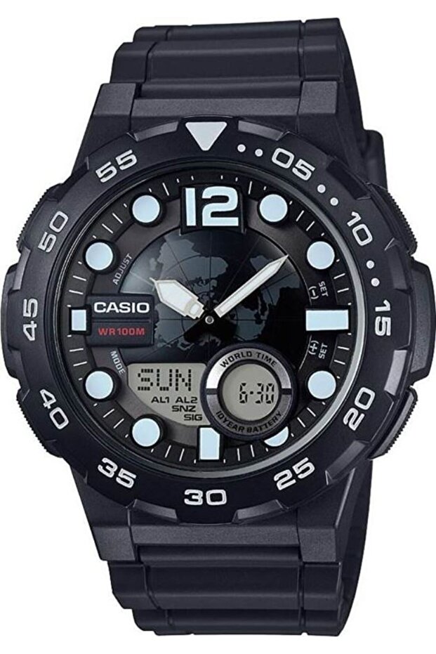 AEQ-100W-1AVDF ERKEK KOL SAATİ - 1