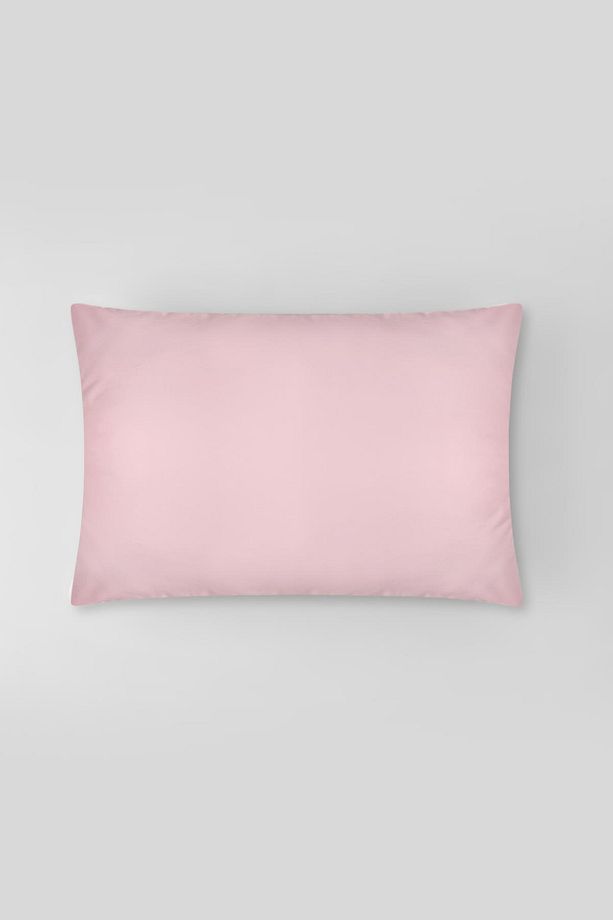 Plain 2'li Pamuklu Yastık Kılıfı 50X70 Cm - Pudra - 1
