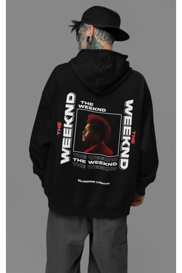 The Weeknd Rapper Printed Unisex Oversize Singer Hoodie