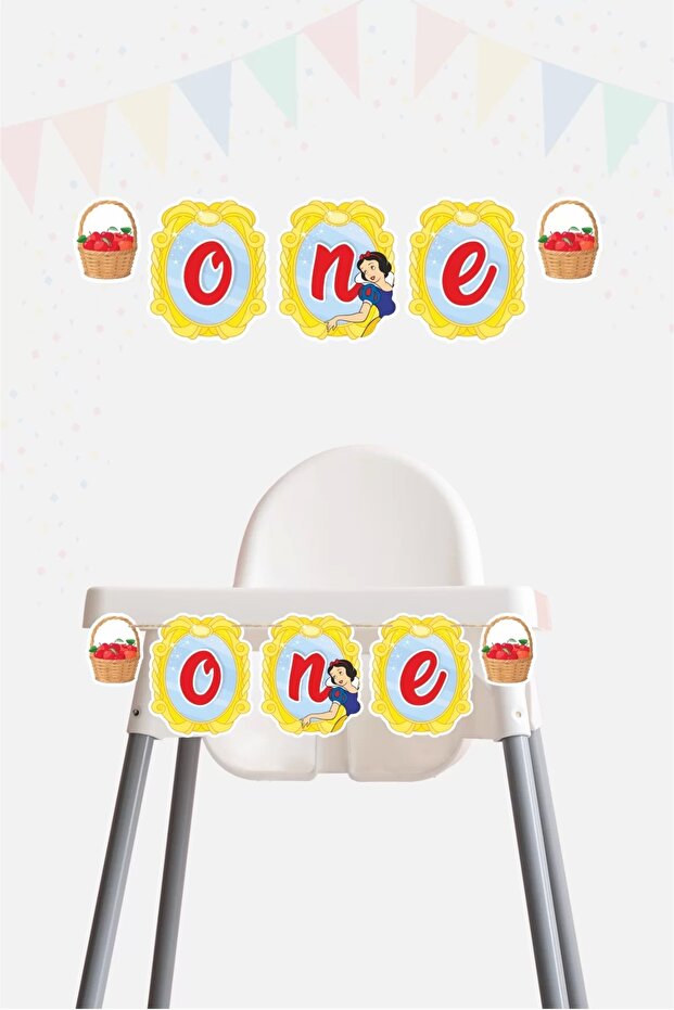 Snow White One Banner (THICK PAPER) *birthday