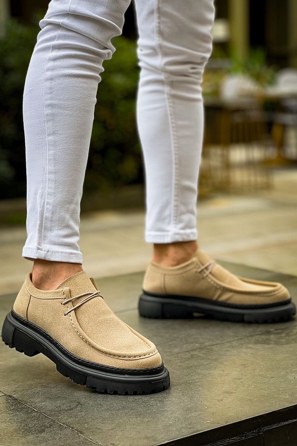 MODA HAS CH2404 SST Castle Erkek Ayakkabı BEJ - 4