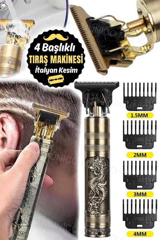 Şarjlı Saç Düzeltici Makine İnceleme Erkekler için Mükemmel Seçenek: Şarjlı Saç Sakal Kesme Makinesi - 5