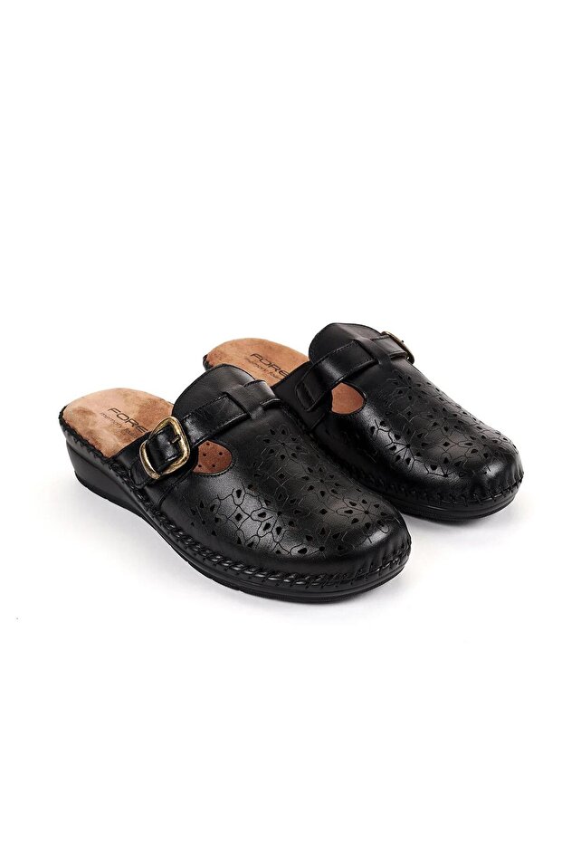 CARY-H Kadın Terlik Siyah - 3