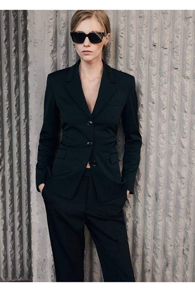 Bedene oturan blazer ceket - 6