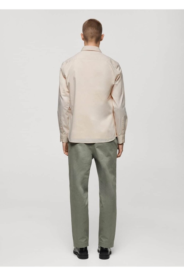 Cepli pamuklu gömlek ceket - 4